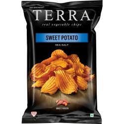 Terra Crinkled Sweet Potato Sea salt 120g