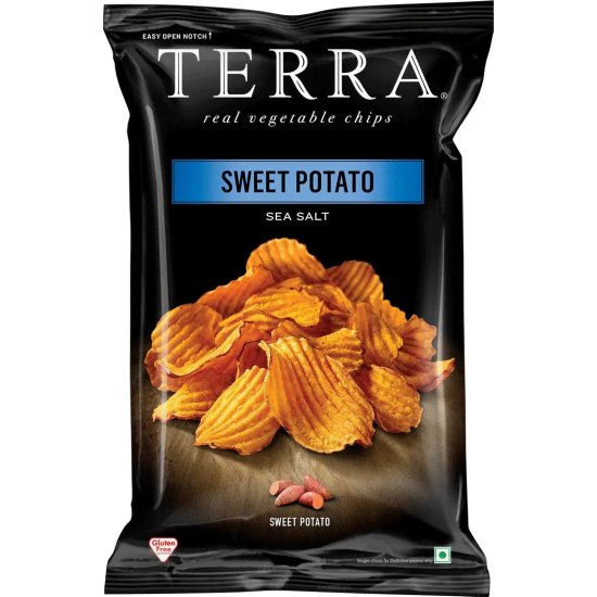 Terra Crinkled Sweet Potato Sea salt 120g