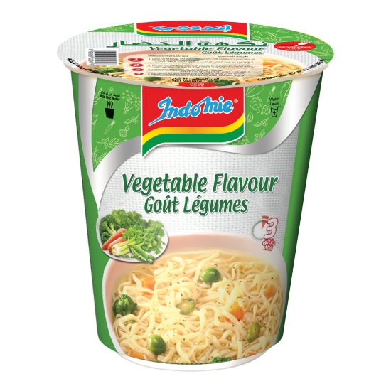 Indomie Cup Instant Noodles, Vegetable Flavour 60g
