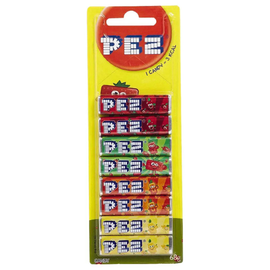 Pez Fruit Mix Refills Candy, 68g