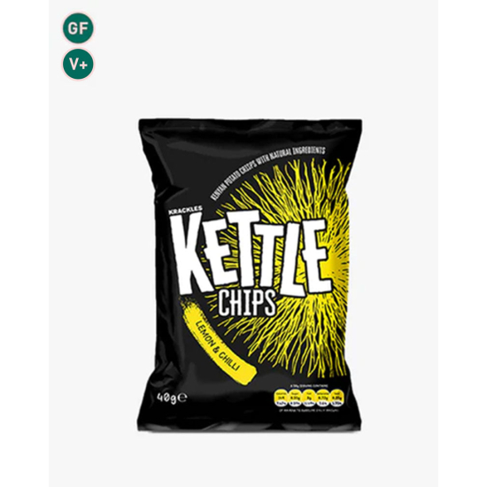 Kettle Chips Potato Crisps Lemon Chilli 40G 