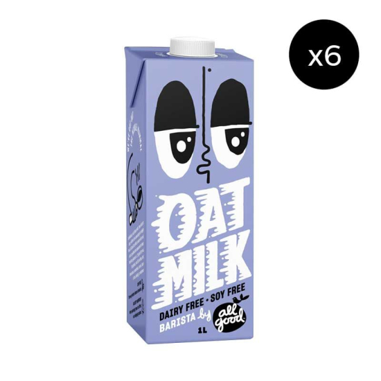 All Good Barista  Oat Milk 1Ltr Pack Of 6