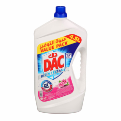 Dac Disinfectant Rose 2x New 4.5 Ltr, Pack Of 3 Dac Disinfectant Rose 2x New 4.5 Ltr, Pack Of 3