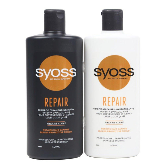 Syoss Repair Shampoo + Conditioner Combo Pack 500 ml