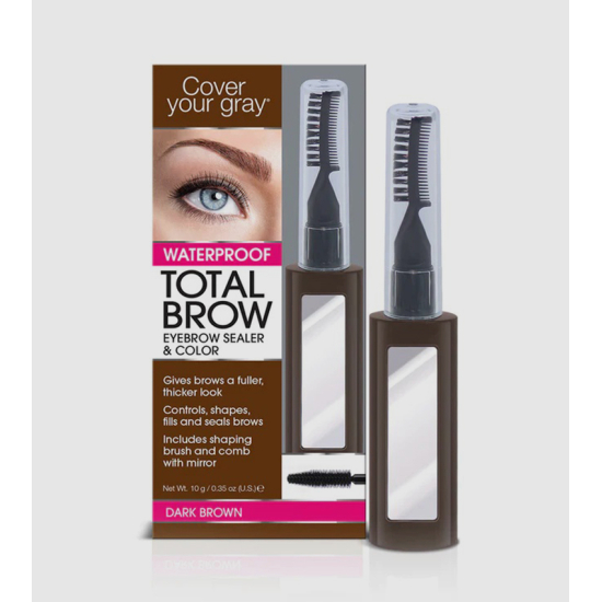 Cover Your Gray Tot Brow Eyebrow Sealer-Dark Brown 10g