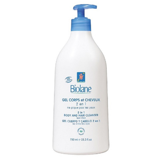 Biolane 2 In 1 Body & Hair Cleanser 750 ml