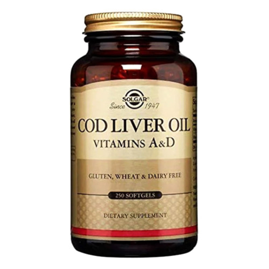 Solgar Norwegian Cod Liver Oil 250 Softgels