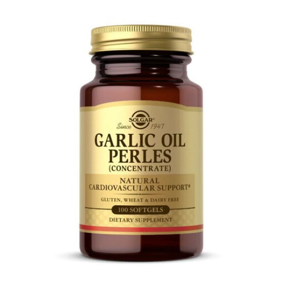 Solgar Garlic Oil Perles, 100 Softgels