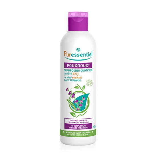 Puressentiel Pouxdoux Certified Organic Daily Shampoo 200 ml