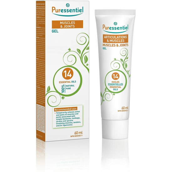 Puressentiel Muscles and Joints Gel With 14 Essential Oils-60 ml
