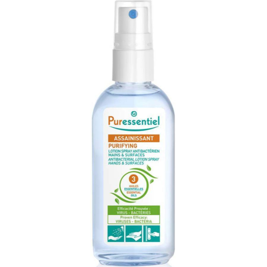 Puressentiel Purifying Antibacterial Lotion Spray Hands & Surfaces 80ml