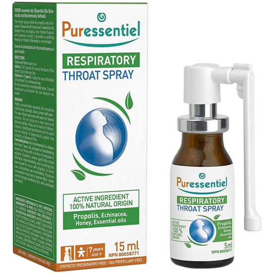 Puressentiel Respiratory Throat Spray 15 ml