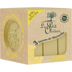 Le Petit Olivier Glycerin Marseille Soaps 3x100g Le Petit Olivier Glycerin Marseille Soaps 3x100g