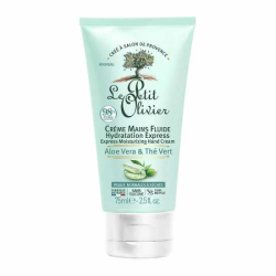 Le Petit Olivier Hand cream  Aloe Vera & Green Tea 75ml Le Petit Olivier Hand cream  Aloe Vera & Green Tea 75ml