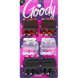 Goody Women Slide Proof Small Half claw Clip 6pcs Goody Women Slide Proof Small Half claw Clip 6pcs