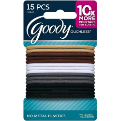 Goody W Ouchless Braided Elastics Java Bean 15Ct:10942 Goody W Ouchless Braided Elastics Java Bean 15Ct:10942