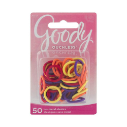 Goody Girls Ouchless Mini Braided Elastics 50 pcs Goody Girls Ouchless Mini Braided Elastics 50 pcs
