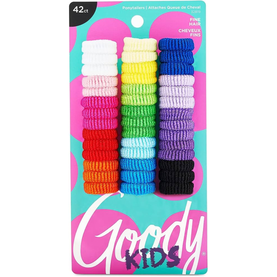 Goody Girls Ouchless Tiny Terry Pony Tails 42 pcs