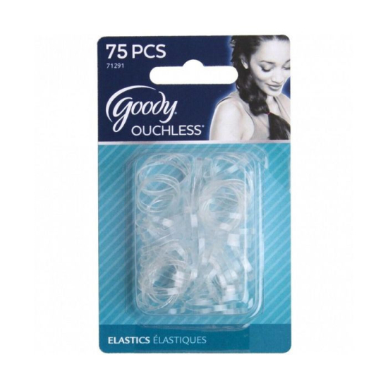 Goody Women's Ouchless Mini Crystal Polyband Elastics 75 pcs