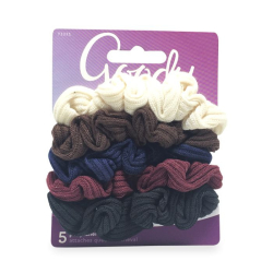 Goody Women's Ouchless Small Ribbed Scrunchie 5 pcs Goody Women's Ouchless Small Ribbed Scrunchie 5 pcs
