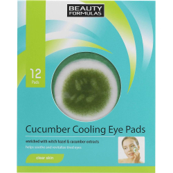 Beauty Formula Clear Skin Cucumber Cooling Eye Pads 12pcs