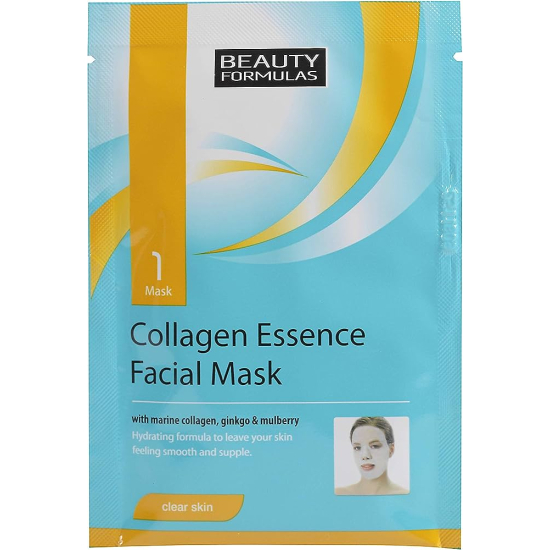 Beauty Formula Clear Skin Collagen Essence Facial Mask 1Pack