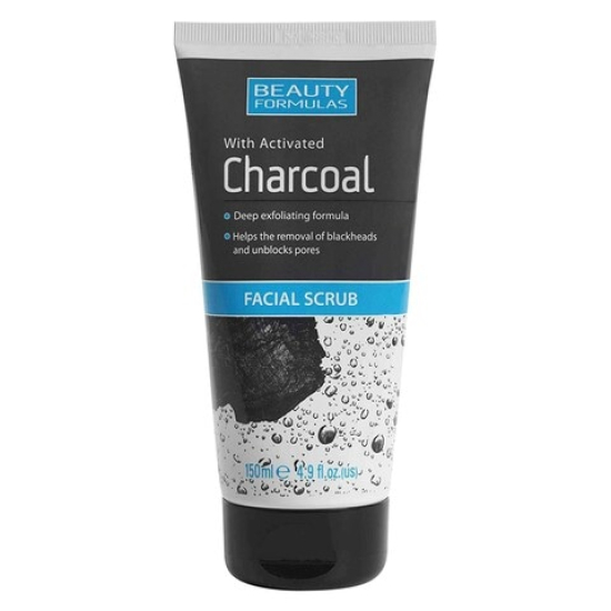 Beauty Formulas Charcoal Facial Scrub 150 ml