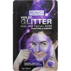 Beauty Formulas Violet Glitter Peel Off Facial Mask 10g Beauty Formulas Violet Glitter Peel Off Facial Mask 10g