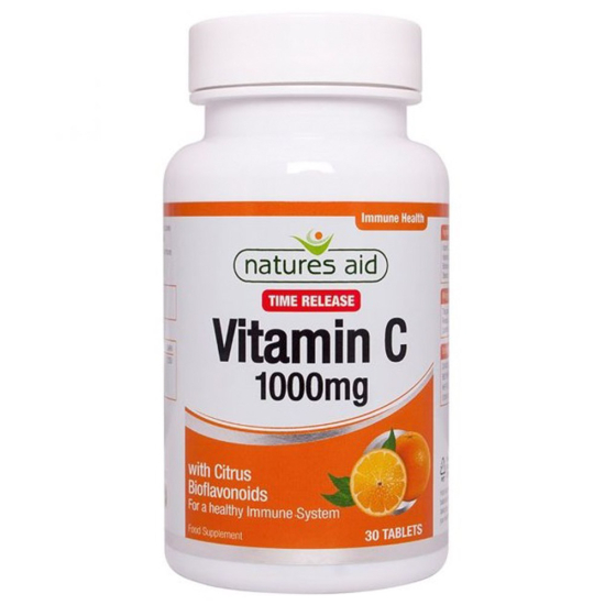 Natures Aid Vitamin C 1000 mg Time Release 30 Tablets