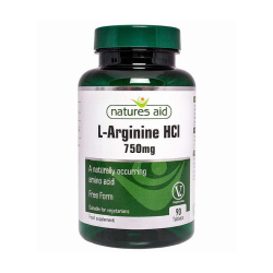 Natures Aid L-Arginine 750mg 90 Tablets