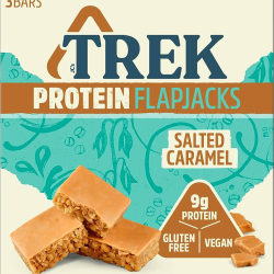 Trek Protein Flapjacks Salted Caramel 9G 3 Bars: 09047 Trek Protein Flapjacks Salted Caramel 9G 3 Bars: 09047