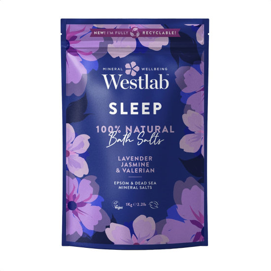 Westlab Sleep Bath Salt W/Epsom & Dead Sea Salts 1Kg:111223