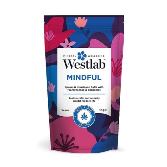 Westlab Mindful Bath Salt With Epsom & Himalayan Salts 1Kg