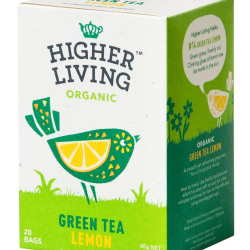 Higher Living Organic Green Tea Lemon Tea Bags 20's