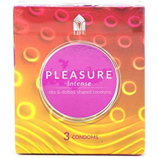 Life Pleasure Intense Condoms 3I? 1/2S X 12 :180158