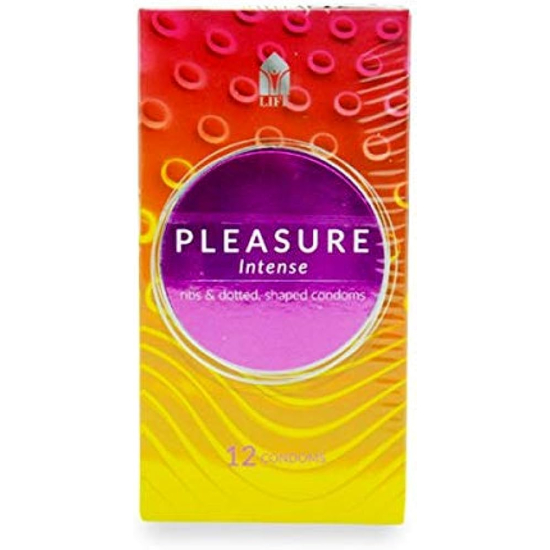 Life Pleasure Intense Condoms 12I? 1/2S X 5 :180301