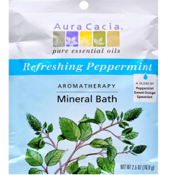 Aura Cacia Refreshing Peppermint Mineral Bath 70.9 g Aura Cacia Refreshing Peppermint Mineral Bath 70.9 g