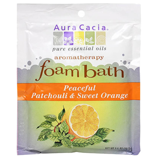 Aura Cacia Peaceful Patchouli & Sweet Orange Foam Bath 70.9 g