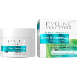 Eveline Hyaluronic Acid + Green Tea Intense Moisturizing Day & Night Cream 50 ml Eveline Hyaluronic Acid + Green Tea Intense Moisturizing Day & Night Cream 50 ml