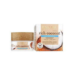 Eveline Rich Coconut Multi-Moisturizing Coconut Face Cream 50ml Eveline Rich Coconut Multi-Moisturizing Coconut Face Cream 50ml
