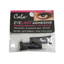 Cala 2pc-Pack Eyelash Glue/Adhesive Waterproof - 32000 Cala 2pc-Pack Eyelash Glue/Adhesive Waterproof - 32000
