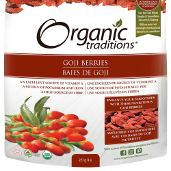 Organic Traditions Goji Berries 227g Organic Traditions Goji Berries 227g