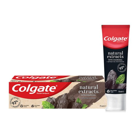 Colgate Tooth Paste Natural Extract Act-Charcoal 75ml