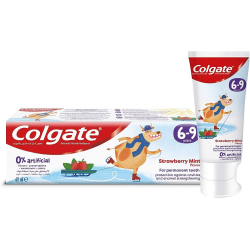 Colgate Tooth Paste 6-9 Kids Strawberry Mint Flavor 60 ml Colgate Tooth Paste 6-9 Kids Strawberry Mint Flavor 60 ml