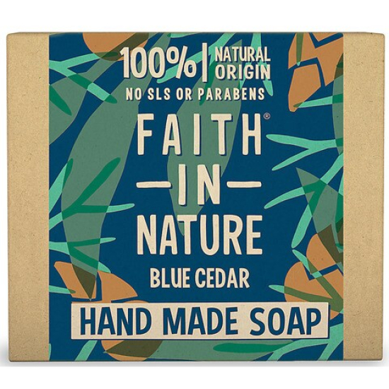 Faith In Nature Blue Cedar Soap 100g