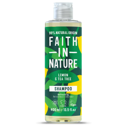 Faith In Nature Shampoo Lemon & Tea Tree 400 ml Faith In Nature Shampoo Lemon & Tea Tree 400 ml