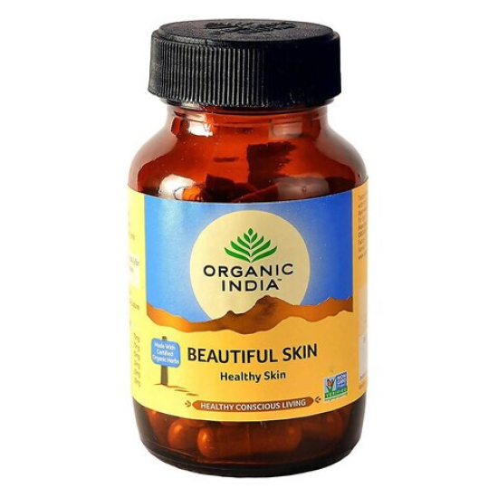 Organic India Beautiful Skin Radiant Complexion 90 Capsules