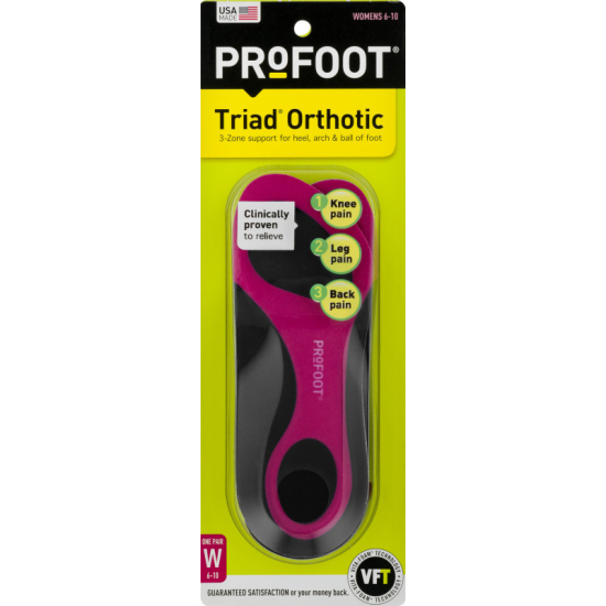 Profoot Triad Orthotic Insert Women