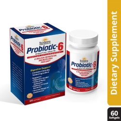 Sunshine Nutrition Probiotic-6 60 Softgels Sunshine Nutrition Probiotic-6 60 Softgels