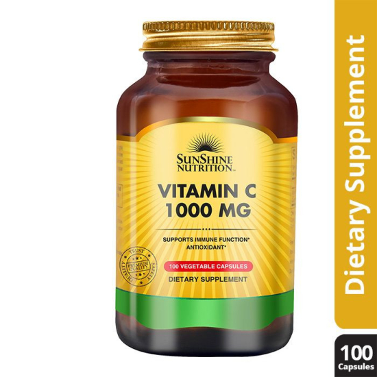 Sunshine Nutrition Vitamin C 1000mg 100 Vegetable Tablets